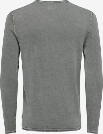 Only & Sons Regular fit Sweater 'Garson' in Grey