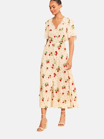love & roses - Vestido de verano en lila: frente
