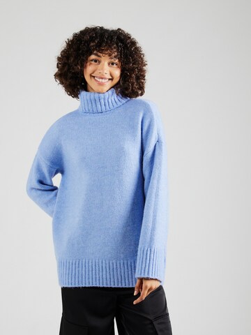 Pull-over 'PCNANCY' PIECES en bleu : devant