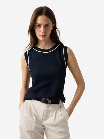 BOGNER Stricktop 'Phia' in Blau: Vorderseite