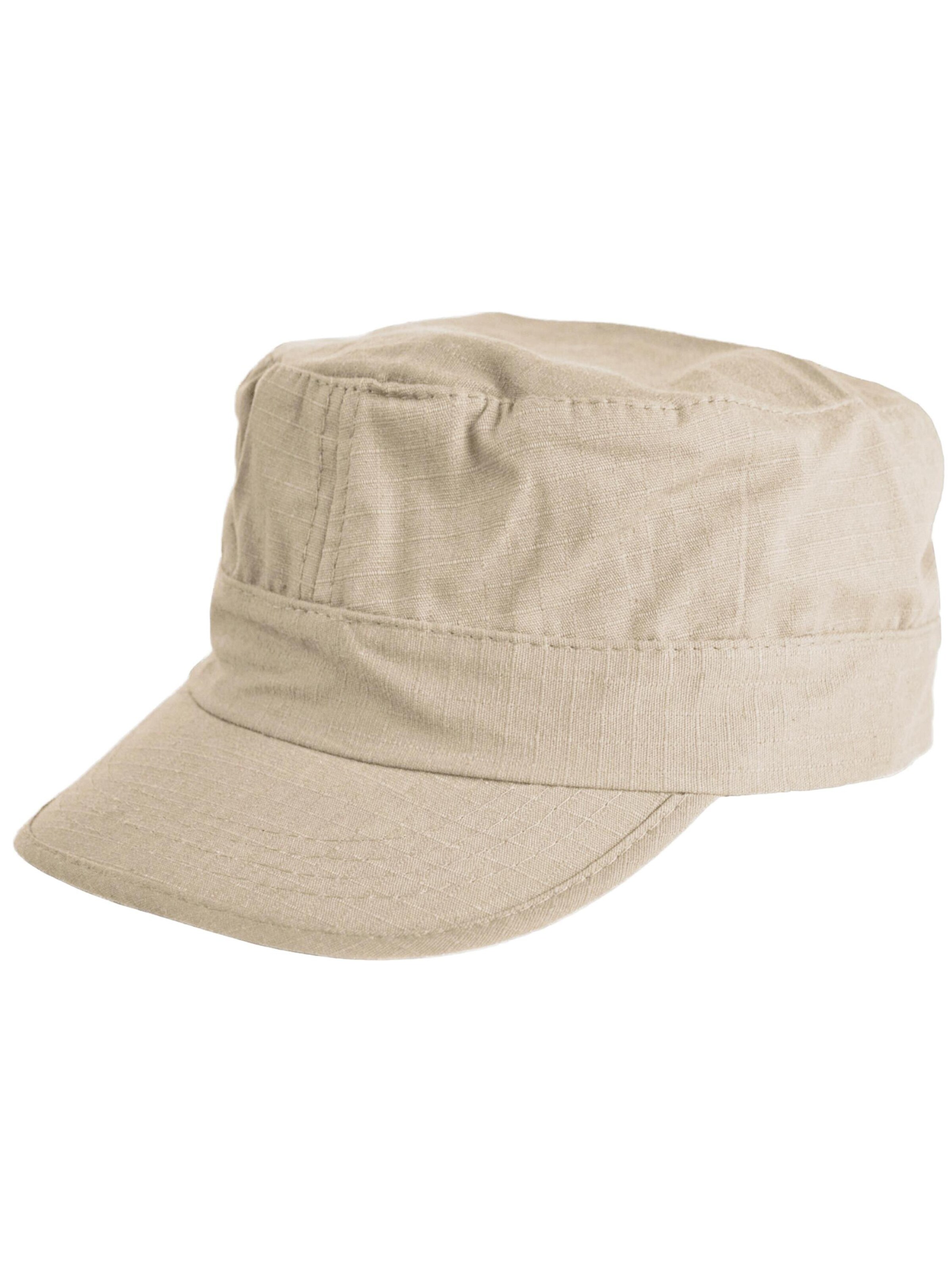 normani Cap ' Yankie ' in Beige: Vorderseite