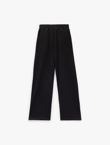 Koton Wide Leg Hose in Schwarz