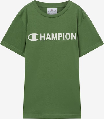 Tricou de la Champion Authentic Athletic Apparel pe verde: față
