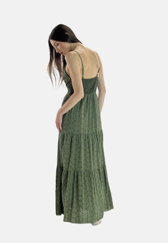 Elara Kjole i grøn