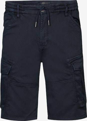 Petrol Industries Regular Cargo trousers in Blue: front