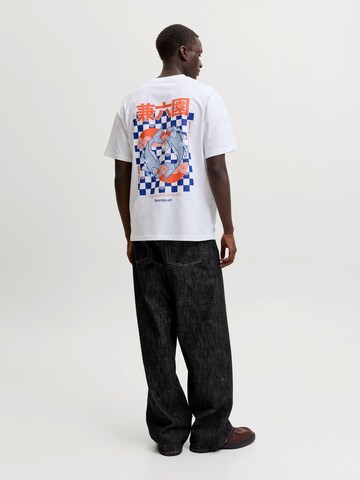 JACK & JONES Футболка 'JORKPOT' в Белый: спереди