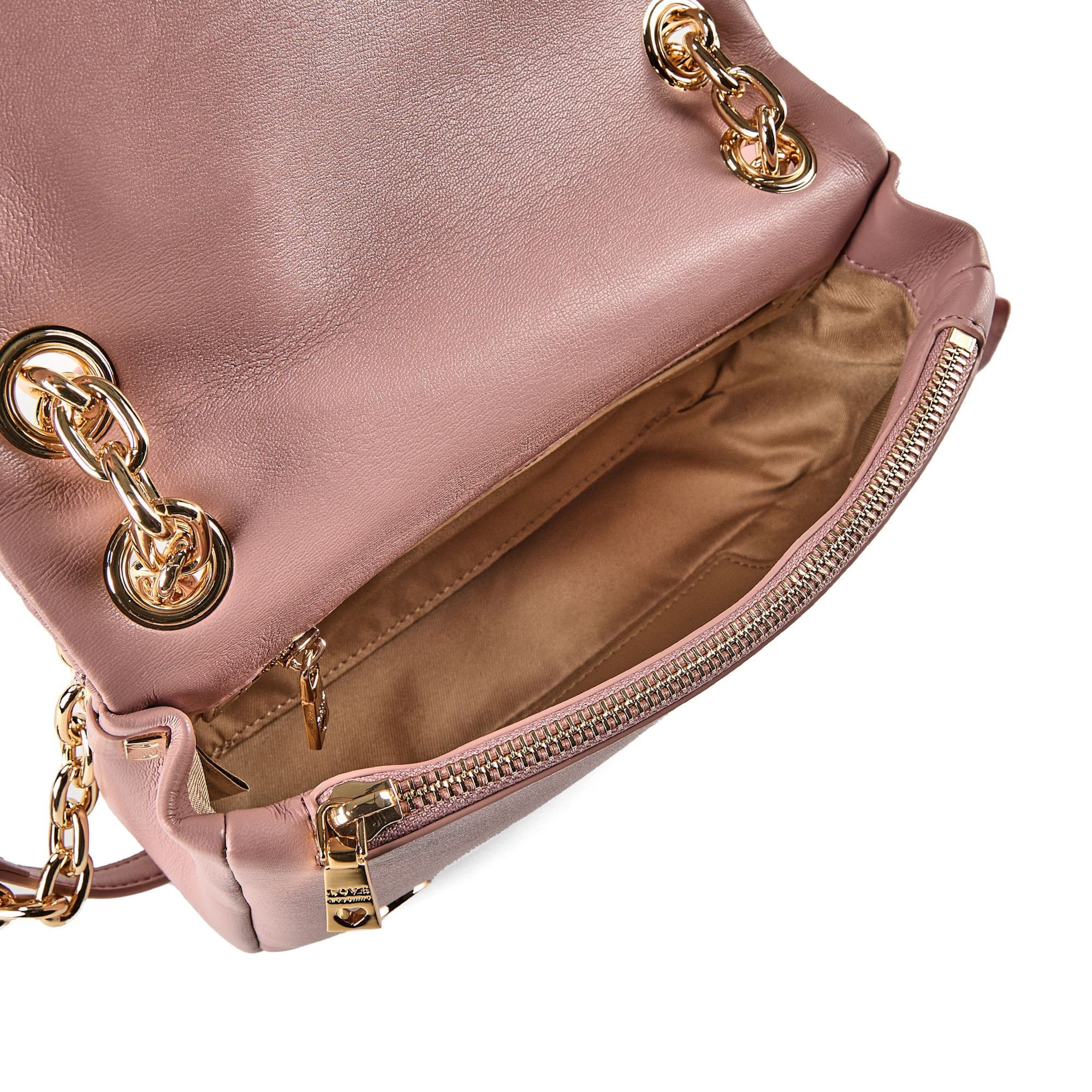 Sac bandoulière 'Frog' Love Moschino en rose
