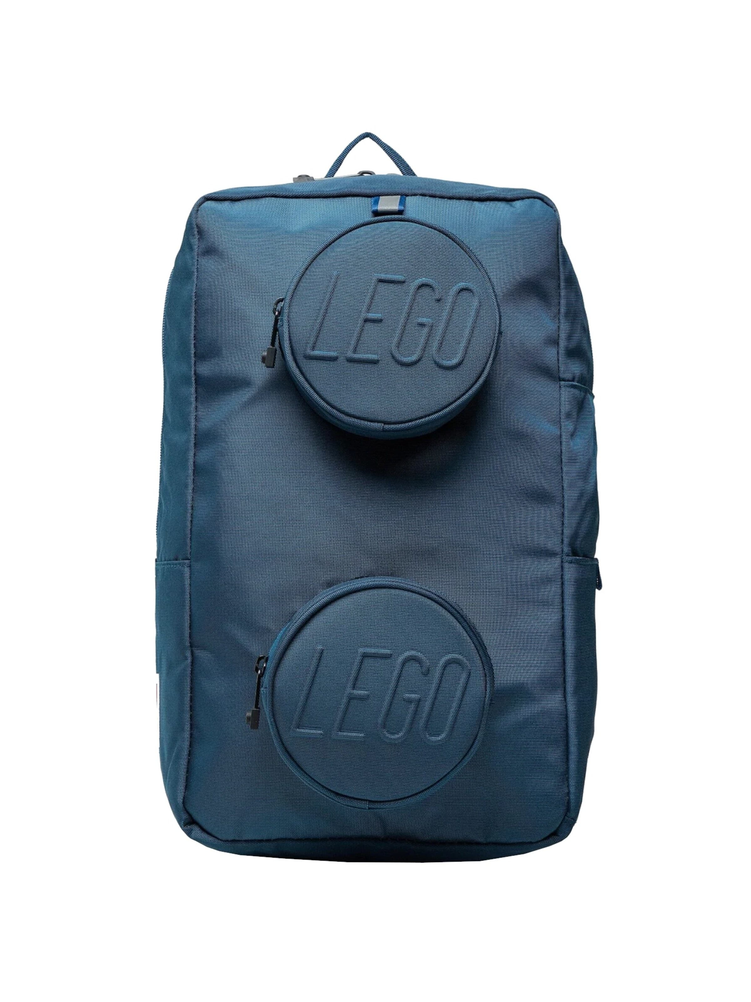 LEGO Backpack 'Brick' in Blue: front