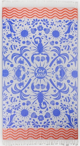 Serviette de plage CODELLO en bleu : devant
