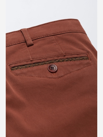 MEYER Slimfit Chinohose in Braun