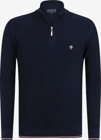 Pullover 'Pulse' di Sir Raymond Tailor in blu: frontale