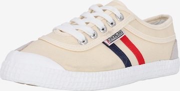 KAWASAKI Sneakers 'Retro Canvas' in Beige: front