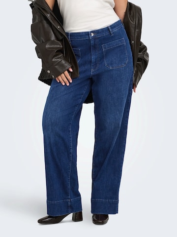 ONLY Carmakoma Wide leg Τζιν 'CARMADISON-WAUW' σε μπλε: μπροστά