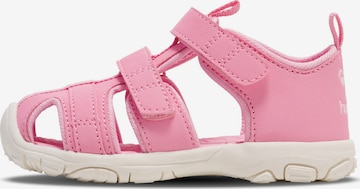 Hummel First-Step Shoes in Pink: front