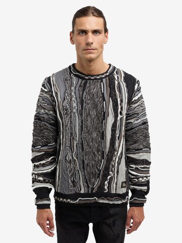 Carlo Colucci Sweater 'De Prezzo' in Grey: front
