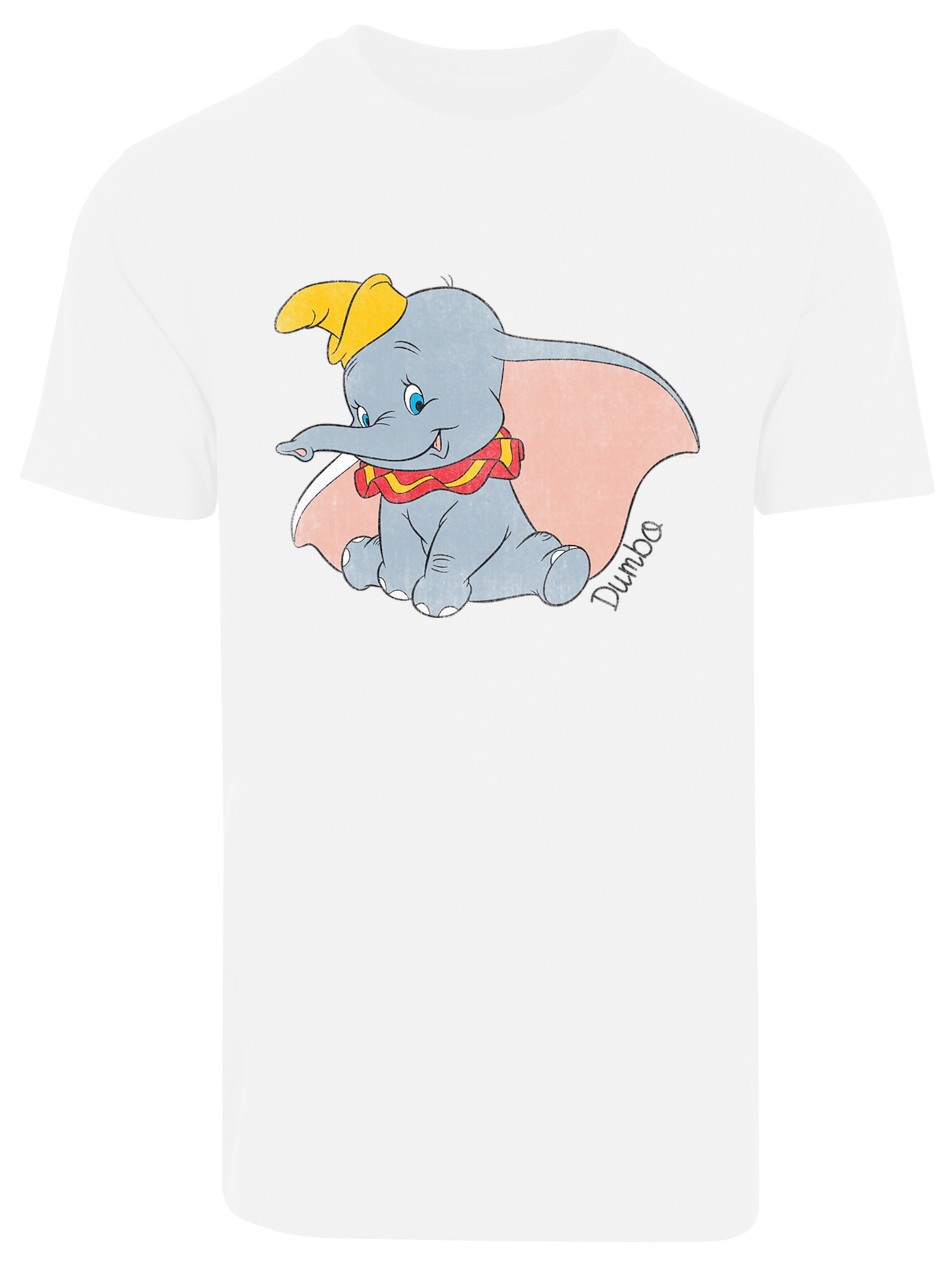 T-Shirt 'Dumbo Classic' F4NT4STIC en blanc : devant