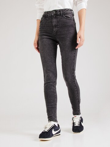 PIECES Skinny Jeans 'PCDANA' i grå: framsida