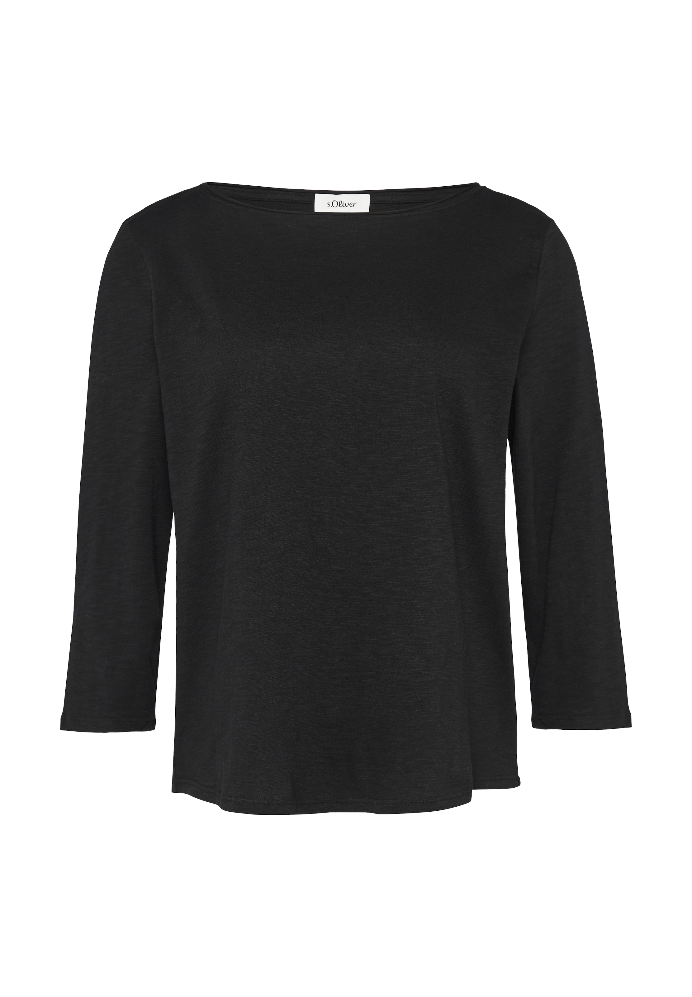 s.Oliver Shirt in Black: front