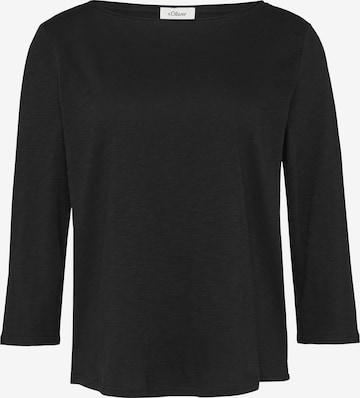s.Oliver Shirt in Black: front