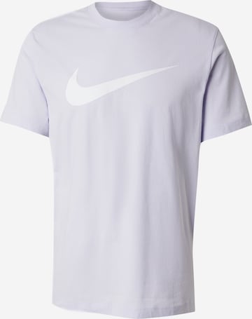 T-Shirt 'Swoosh' Nike Sportswear en violet : devant