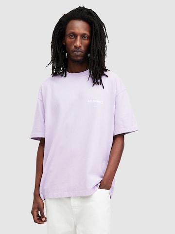 AllSaints Shirt 'ACCESS' in Purple: front