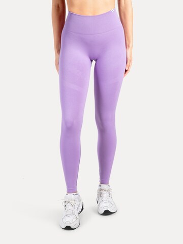 Skinny Leggings 'Lesedi' Smilodox en violet : devant
