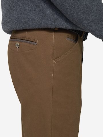 Regular Pantalon chino 'Chicago 2-5627' MEYER en marron