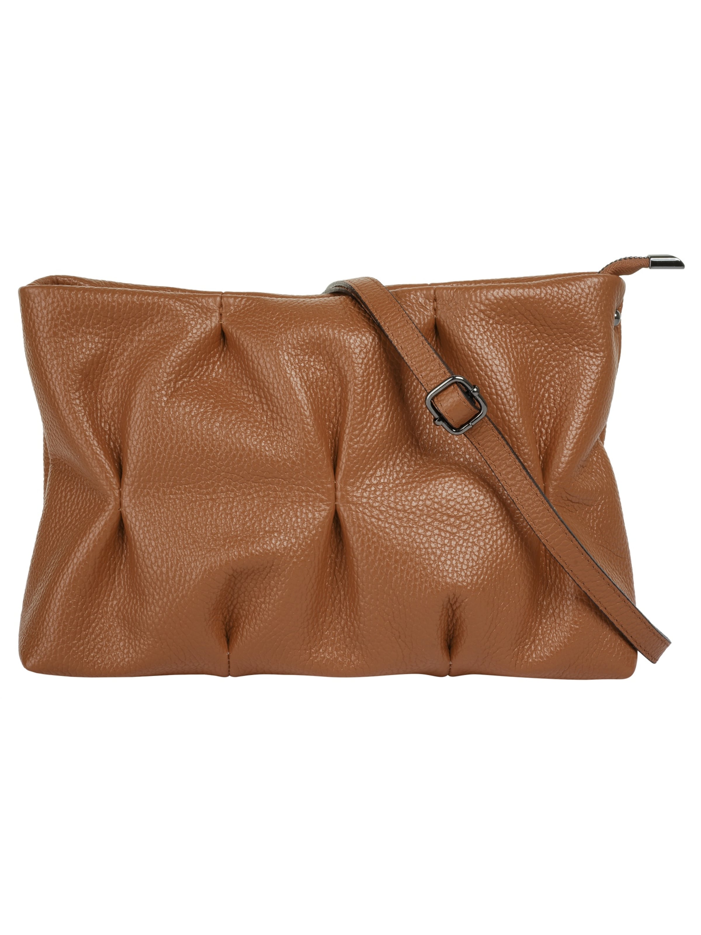 Cluty Crossbody Bag in Brown: front