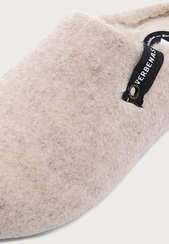 VERBENAS Hausschuh 'YORK PICOS' in Beige