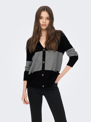 ONLY Knit Cardigan 'LESLY' in Black: front