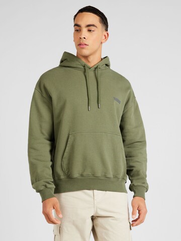 Woodbird Sweatshirt 'Pope' in Grün: Vorderseite