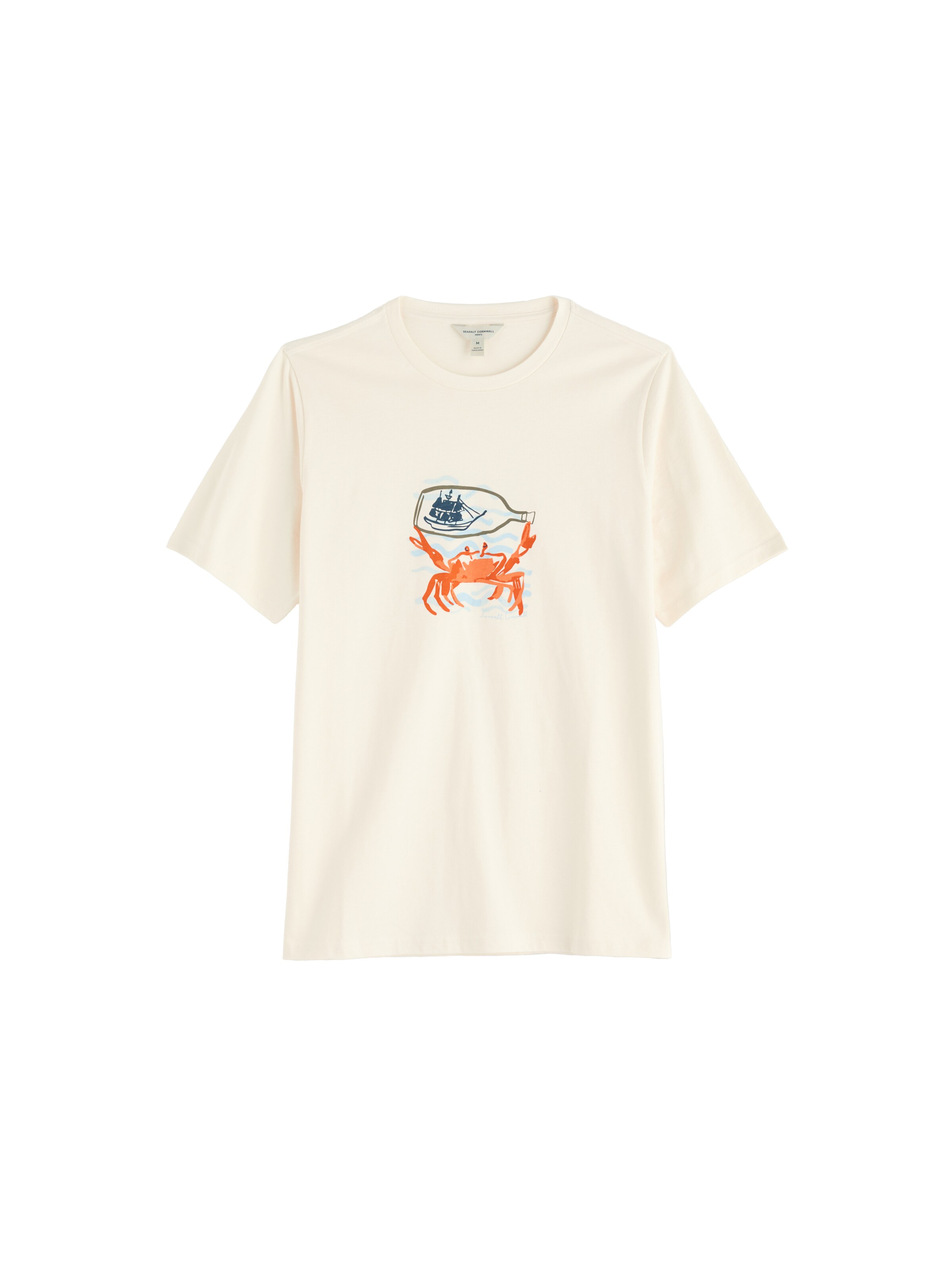Seasalt Cornwall T-Shirt 'Midwatch' in Beige: Vorderseite