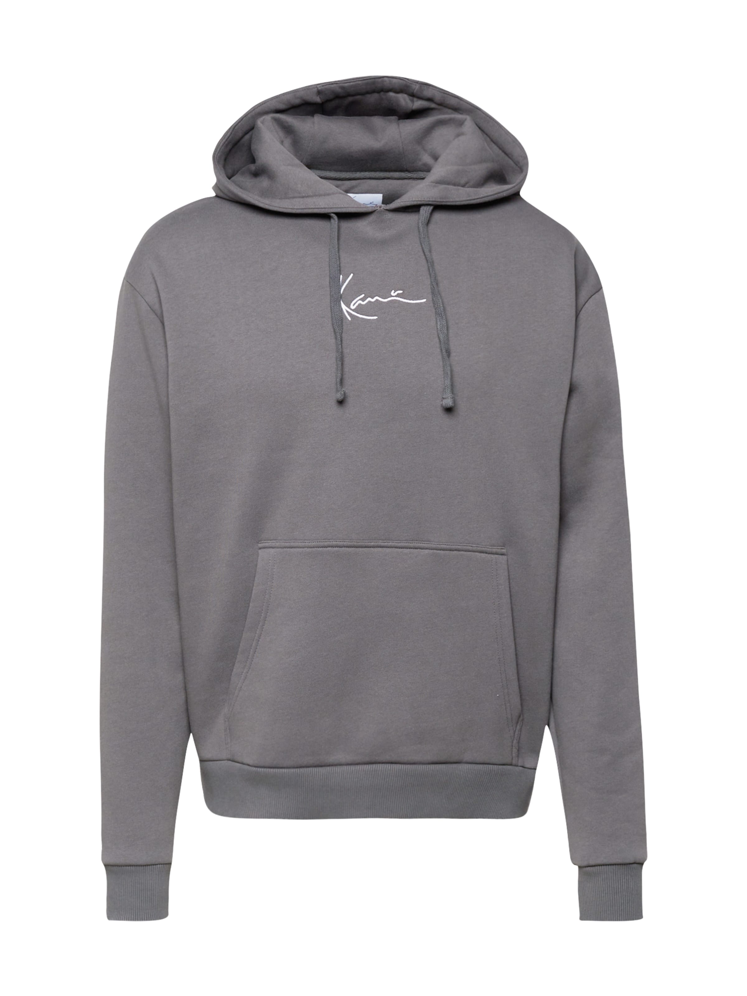 Karl Kani Sweatshirt i grafit / hvid, Produktvisning