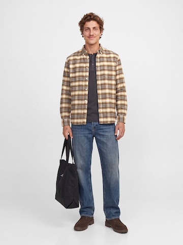 JACK & JONES Regular Fit Hemd in Braun