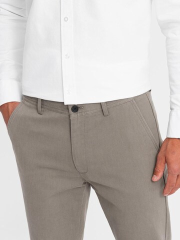 Ombre Slimfit Broek in Beige