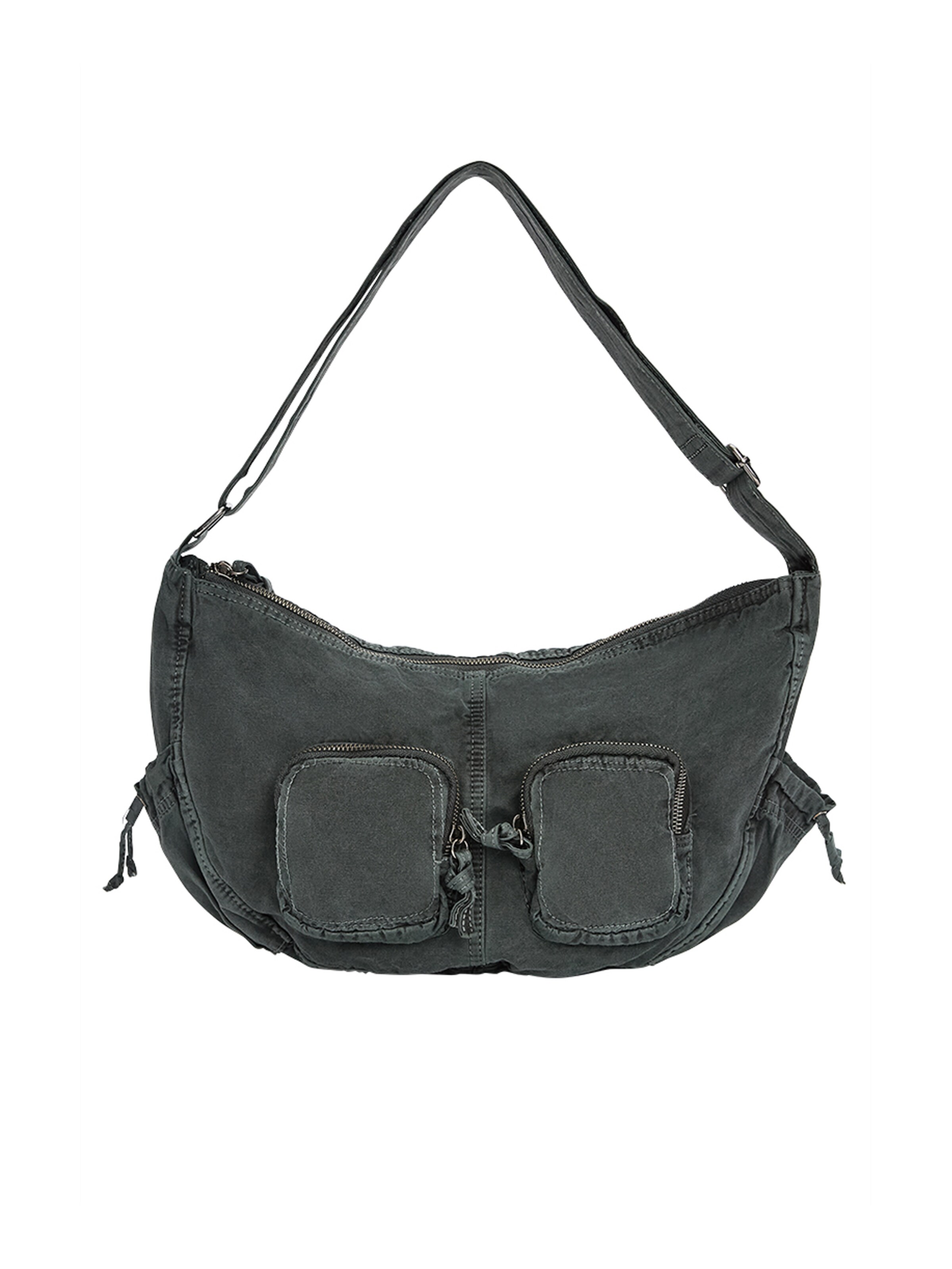 Gray shoulder bag sale