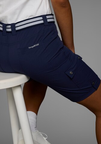 KangaROOS Slimfit Shorts in Blau