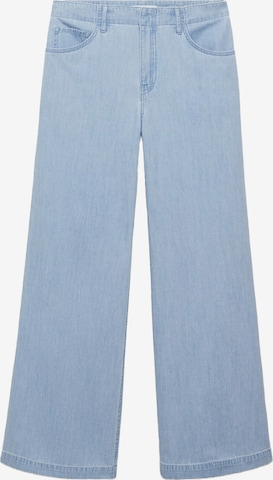 MANGO Loosefit Housut 'VIONET' värissä sininen: etupuoli