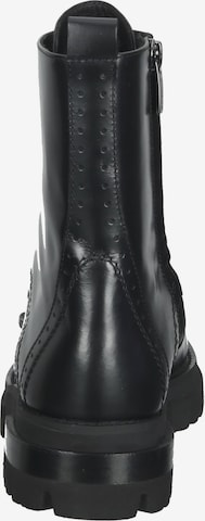 Steven New York Lace-Up Ankle Boots in Black