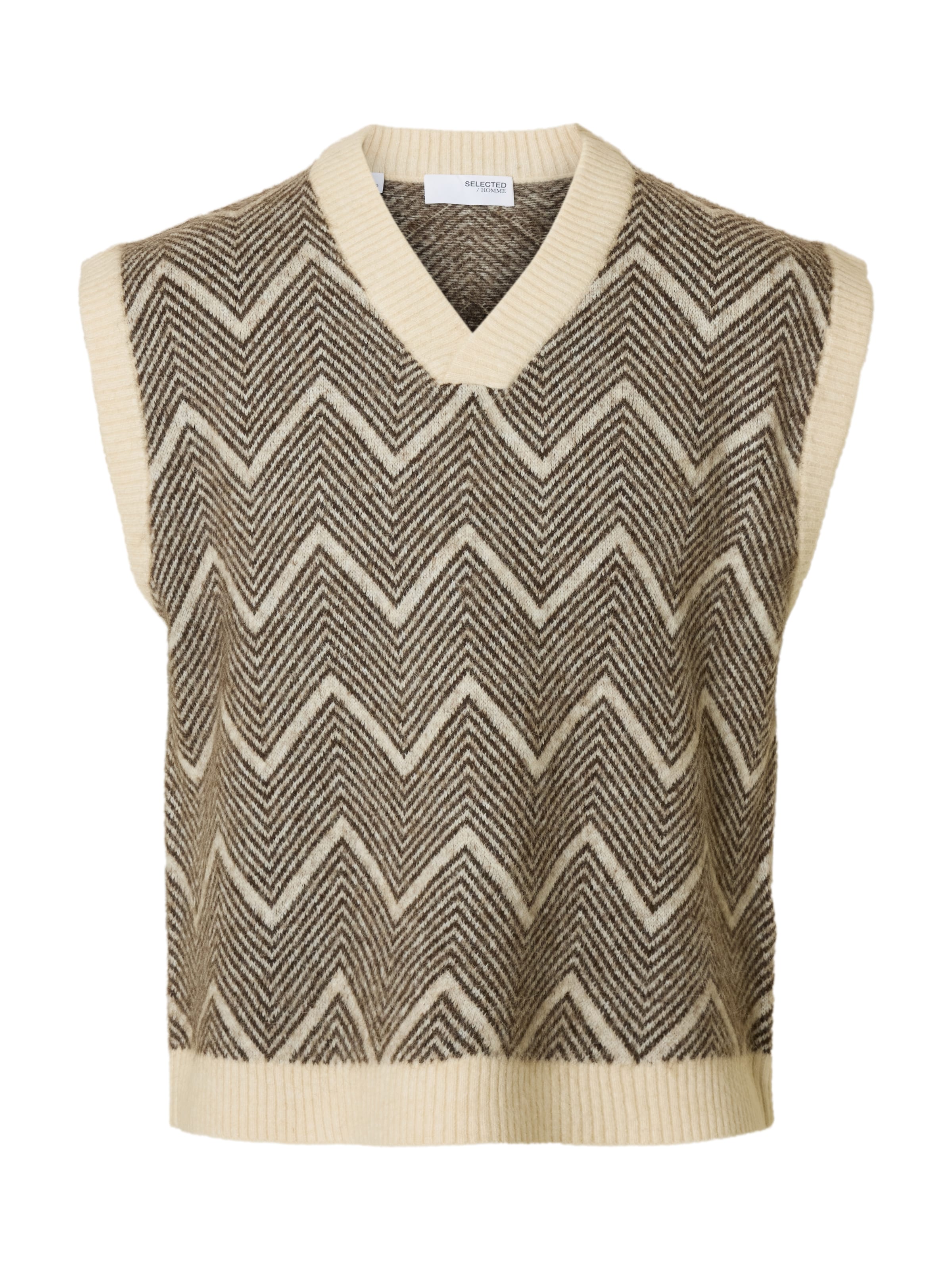 SELECTED Pullunder i brun: forside