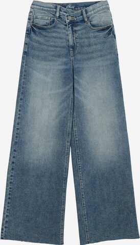 s.Oliver Wide leg Jeans in Blauw: voorkant