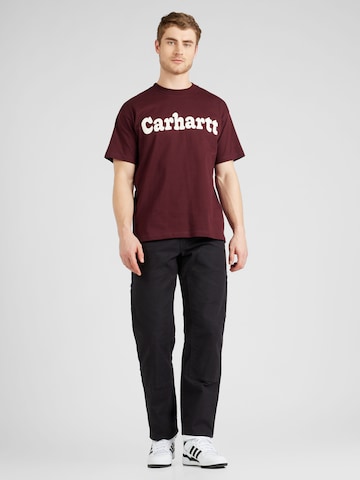 Carhartt WIP T-Shirt 'Bubbles' in Rot