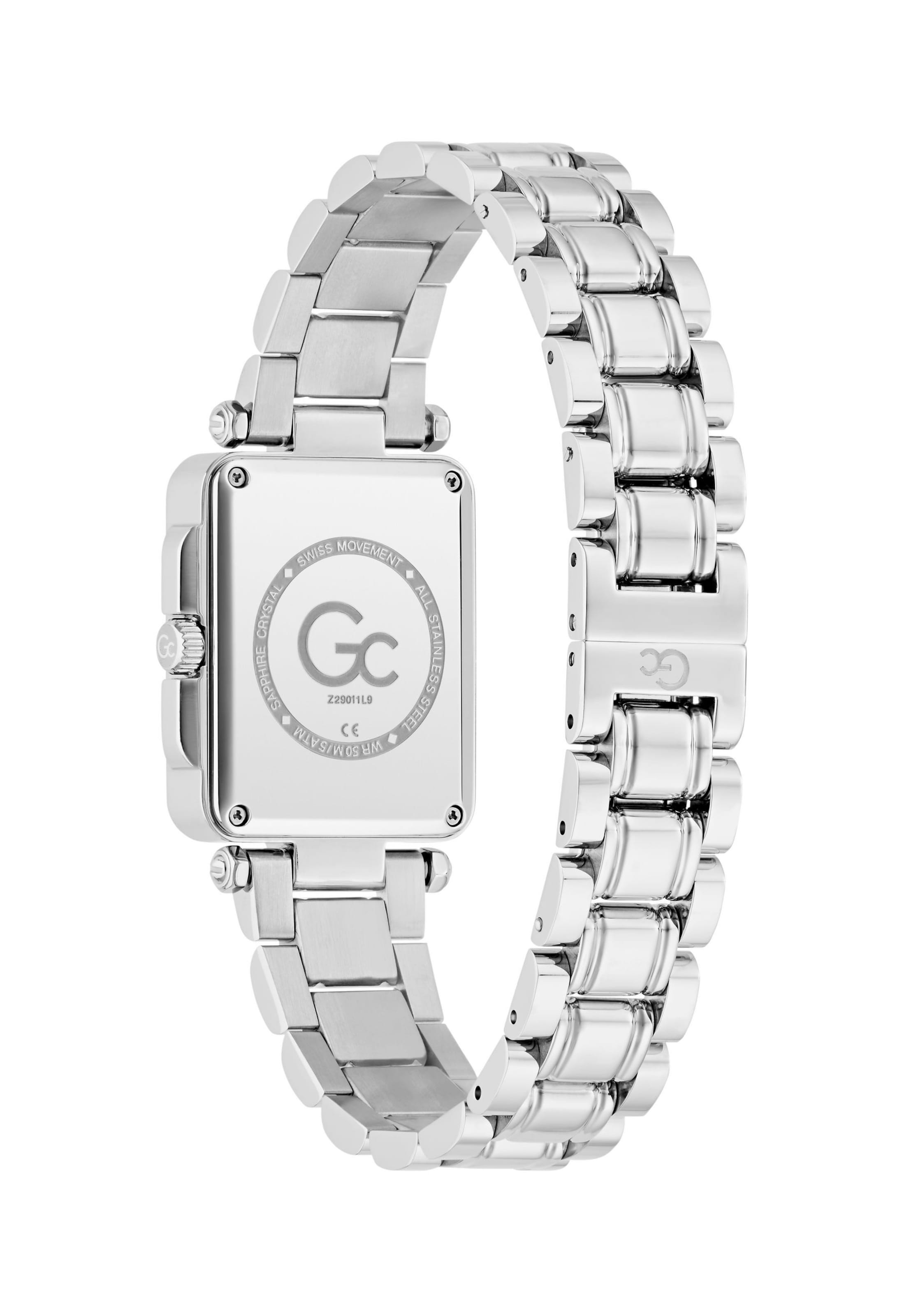 Gc Analoguhr in Silber