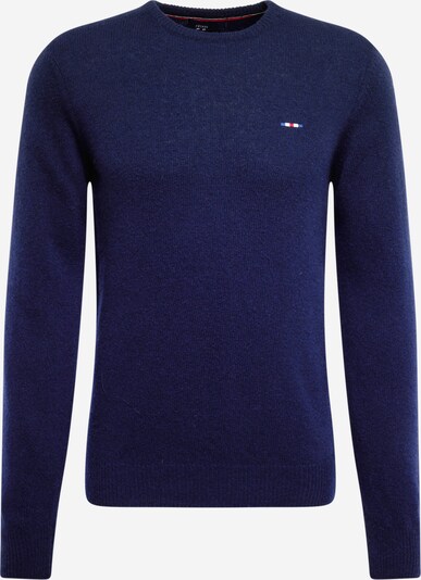 FQ1924 Pull-over 'Kyle' en bleu marine / rouge sang / blanc cassé, Vue avec produit