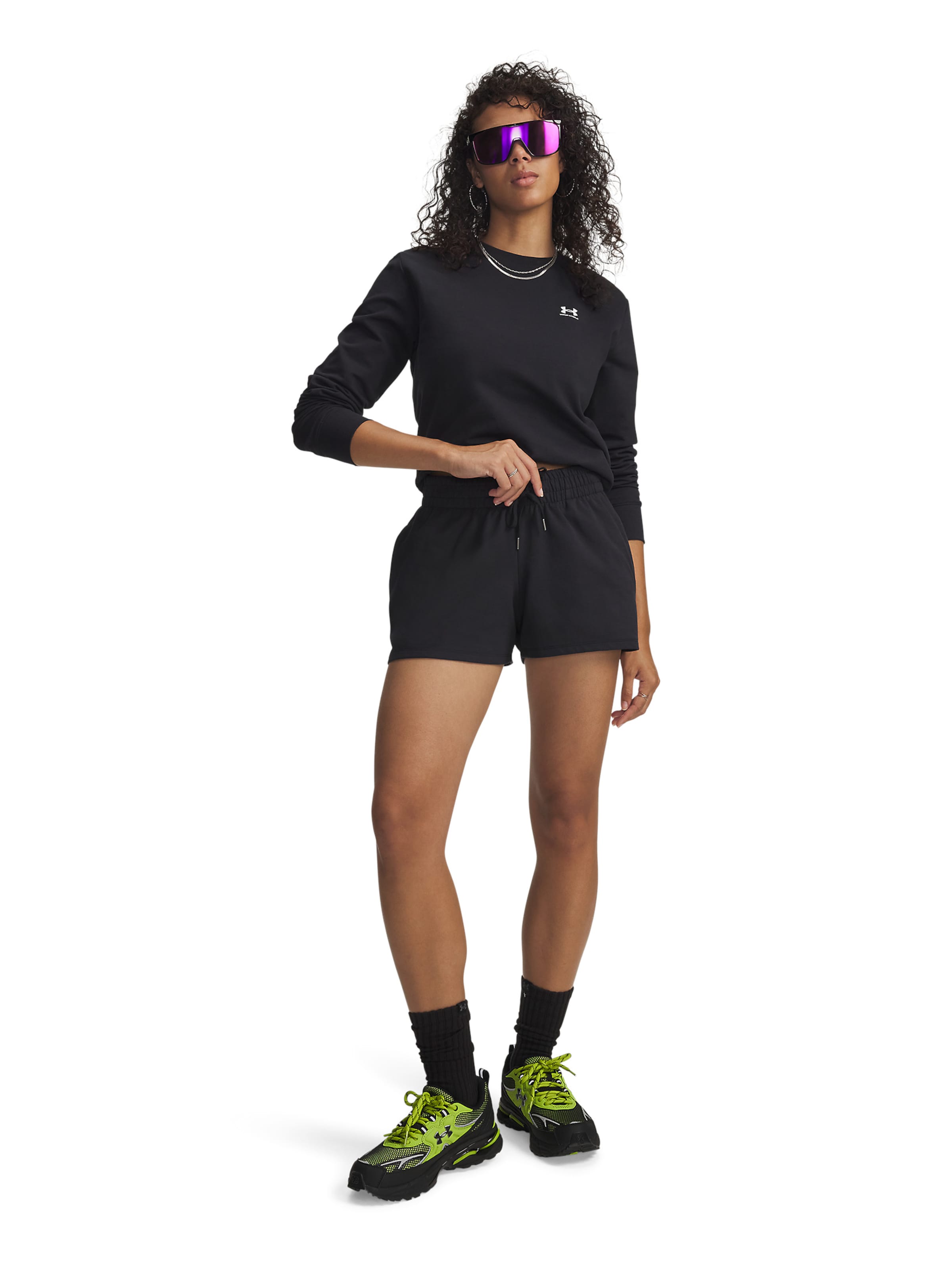 UNDER ARMOUR Skinny Sportbroek in Zwart