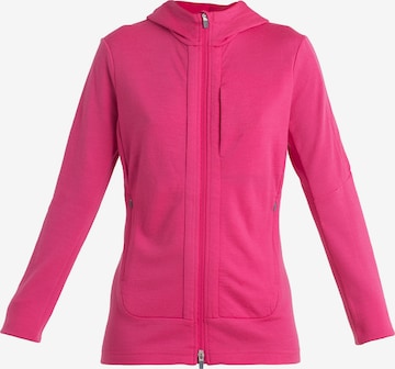 ICEBREAKER Athletic Sweatshirt ' Quantum III' in Pink: front