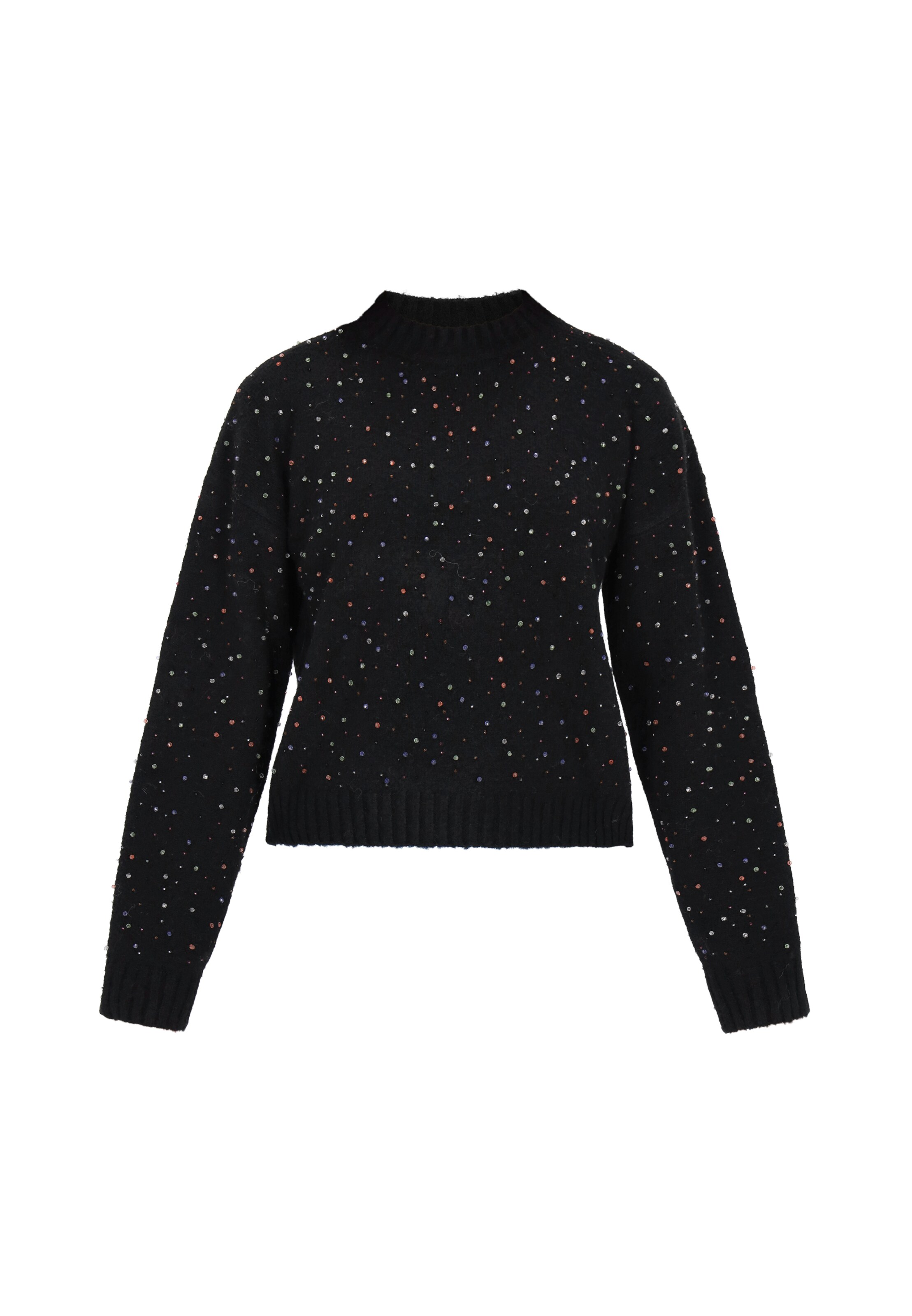 Pull-over oversize MYMO en noir : devant