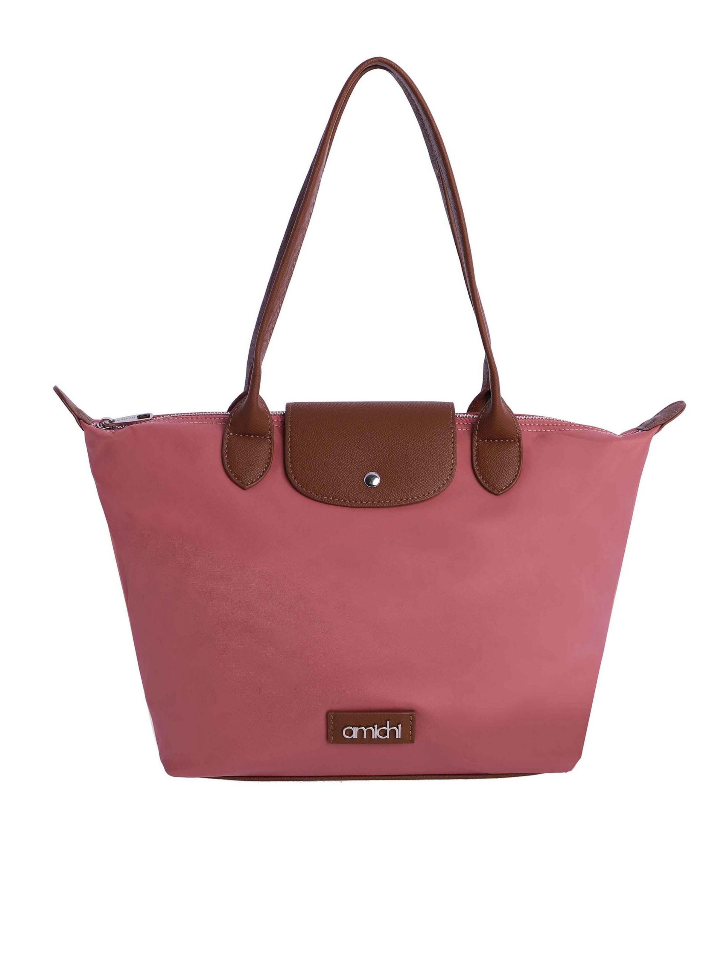 Amichi - Bolso de hombro 'Cerdeña' en naranja: frente