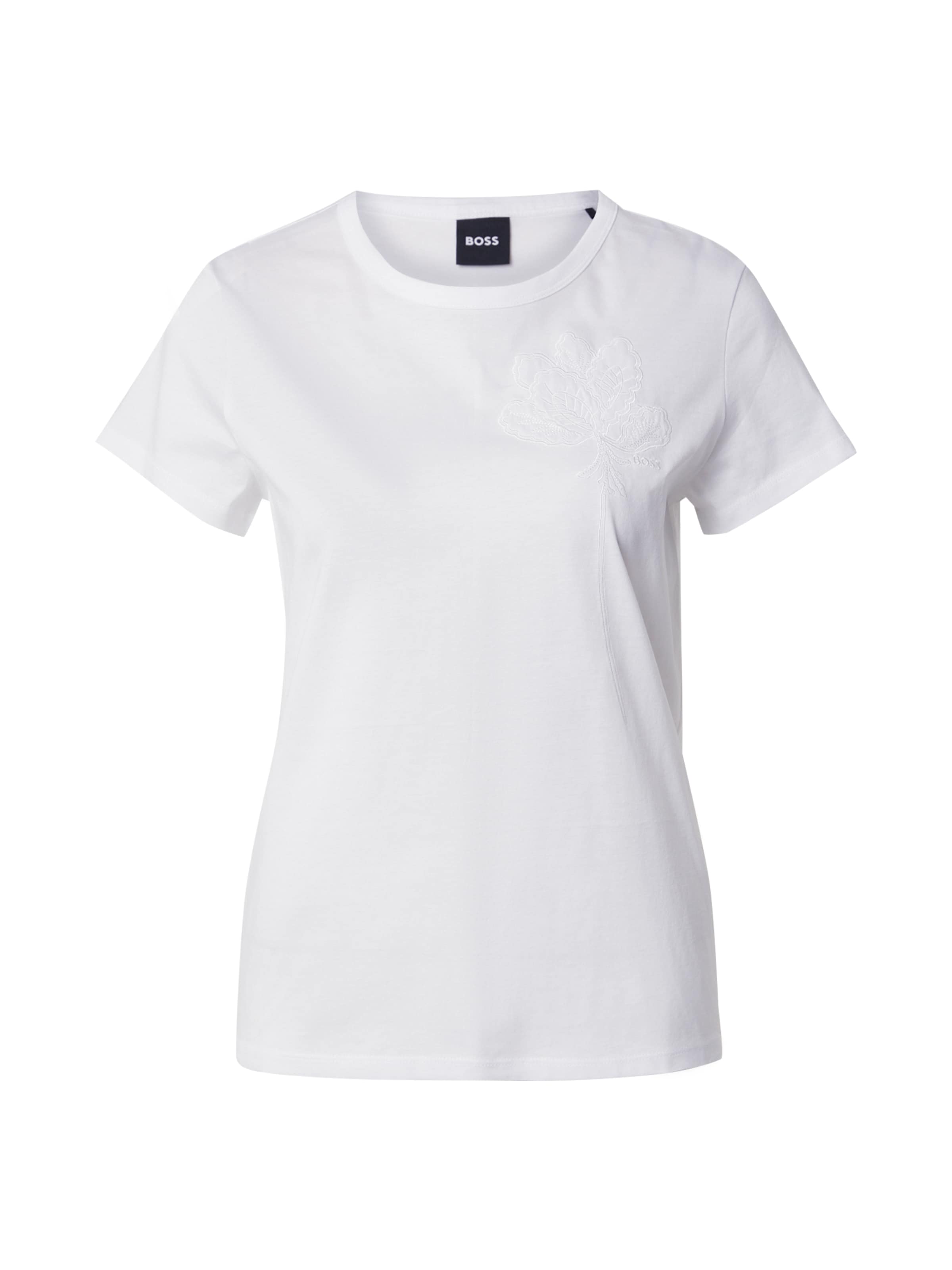 BOSS Tričko 'Eventsa7' – bílá: přední strana