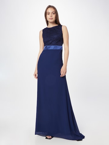 mėlyna TFNC Vakarinė suknelė 'HALANNA': priekis